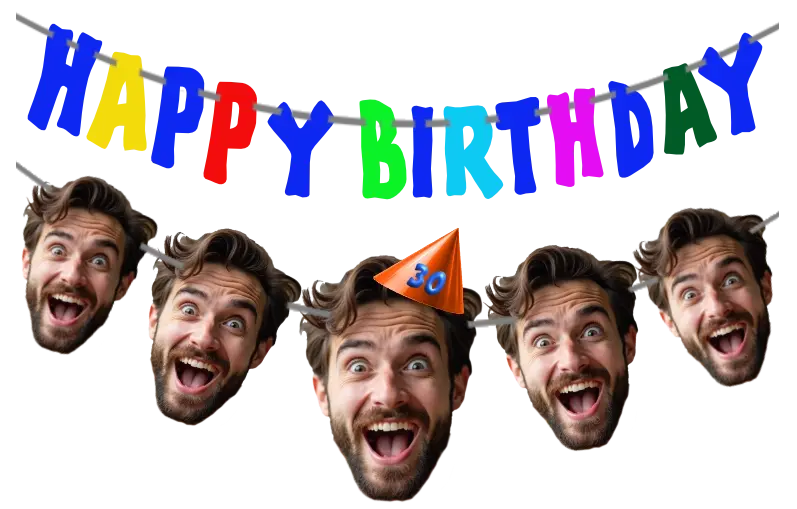 Personalised Bunting Banner from UKPartyMasks