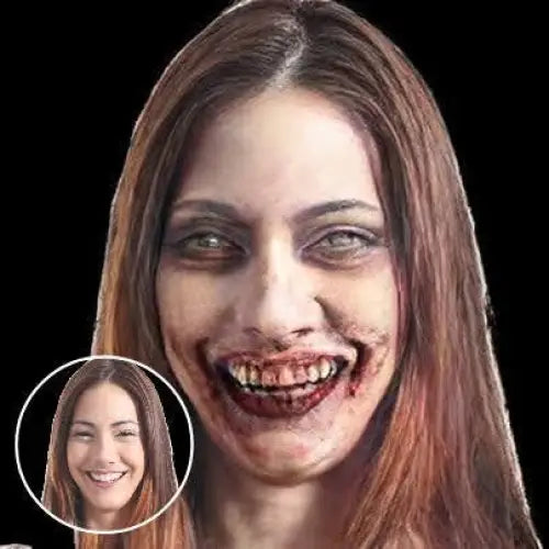 Halloween Zombie Face Masks - UKpartymasks