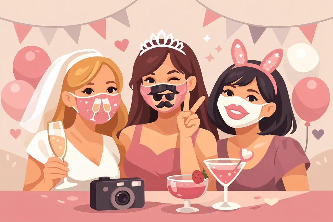 Printed Face Masks for Hen Party Fun