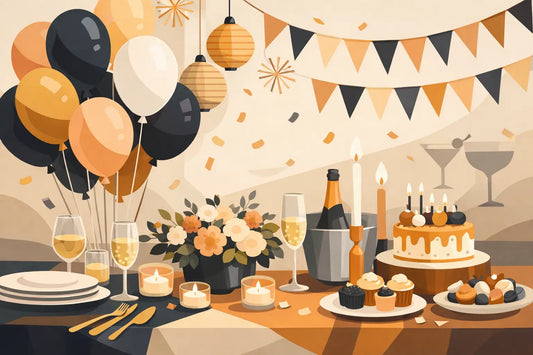 Adult Birthday Table Styling That Pops