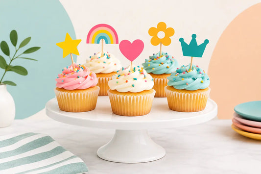 How to Display Cupcake Toppers That Pop