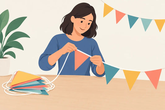 How to Assemble Party Bunting Without a Tangle
