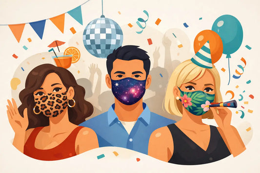 Printed Face Masks That Make Parties Pop