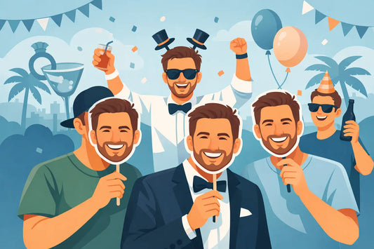 Custom Photo Face Masks for Stag Do Fun