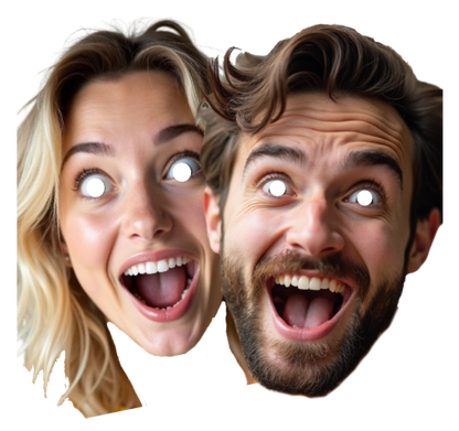 Personalised photo face masks from ukpartymasks