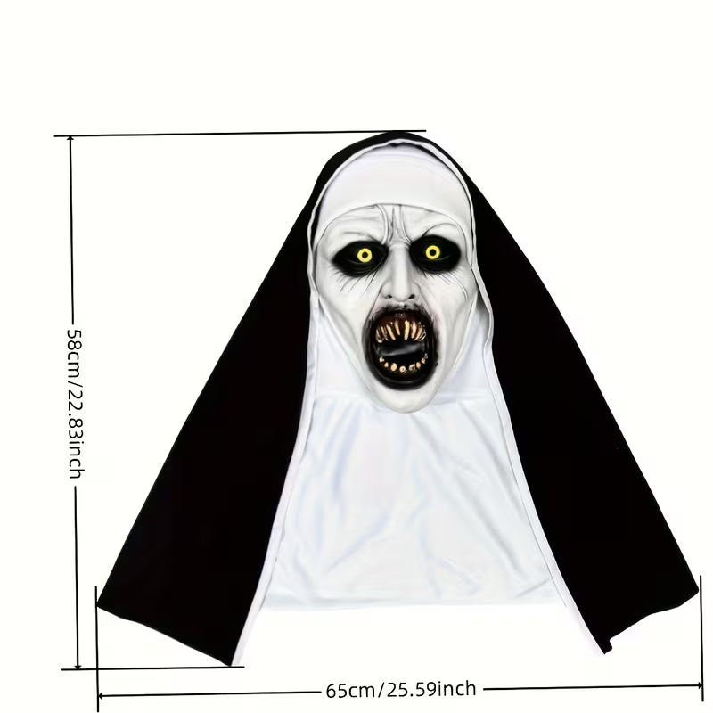 Scary Nun Halloween Mask