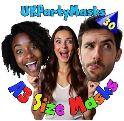 Big A3 size party face masks