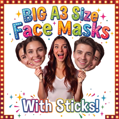 Big A3 Size Face Masks Personalised