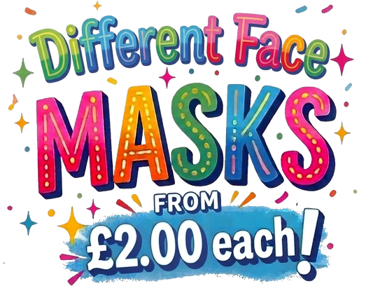 Different Face Masks UKPARTYMASKS