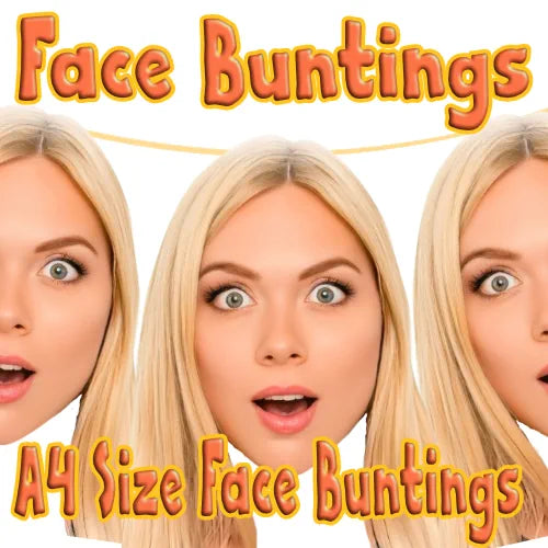 Face Buntings for Birthday Party