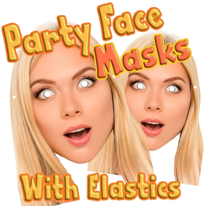 Party Face Masks with elastics