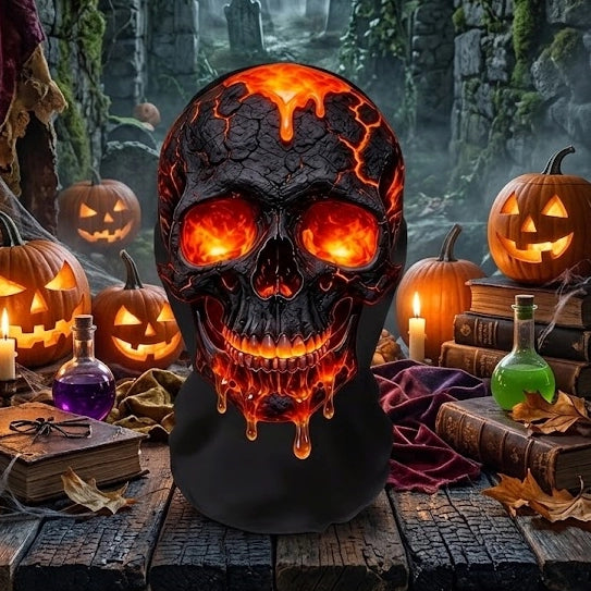 Halloween Lava Stocking Mask