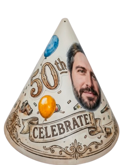 Vintage Party Hats Personalised