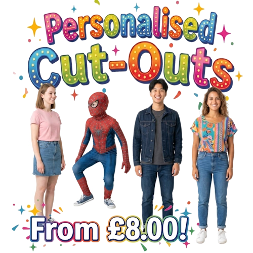Personalised Table Top Cut Outs