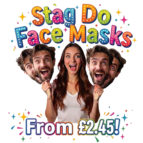 Stag Do Face Masks Ready to Wear