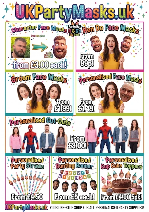 Personalised Party Accessories