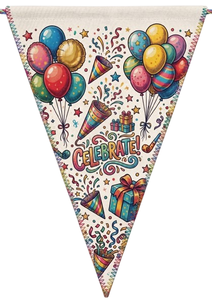 Vintage Style Custom Bunting Banners