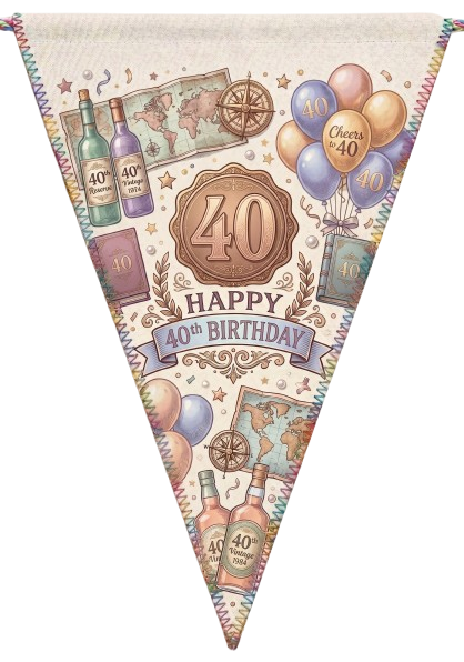 Vintage Style Custom Bunting Banners