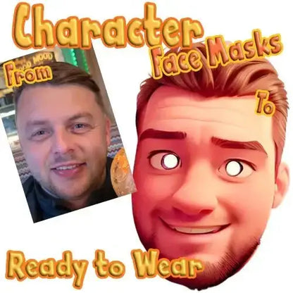 Character Photo Face Masks - UKpartymasks