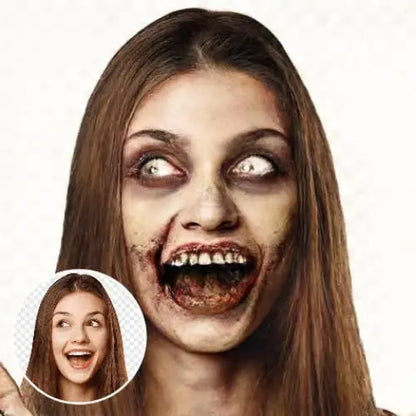 Halloween Zombie Face Masks - UKpartymasks