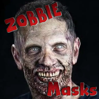 Halloween Zombie Face Masks - UKpartymasks