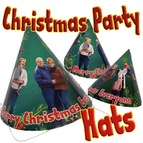 Personalised CHRISTMAS Party Hats - Party Hats